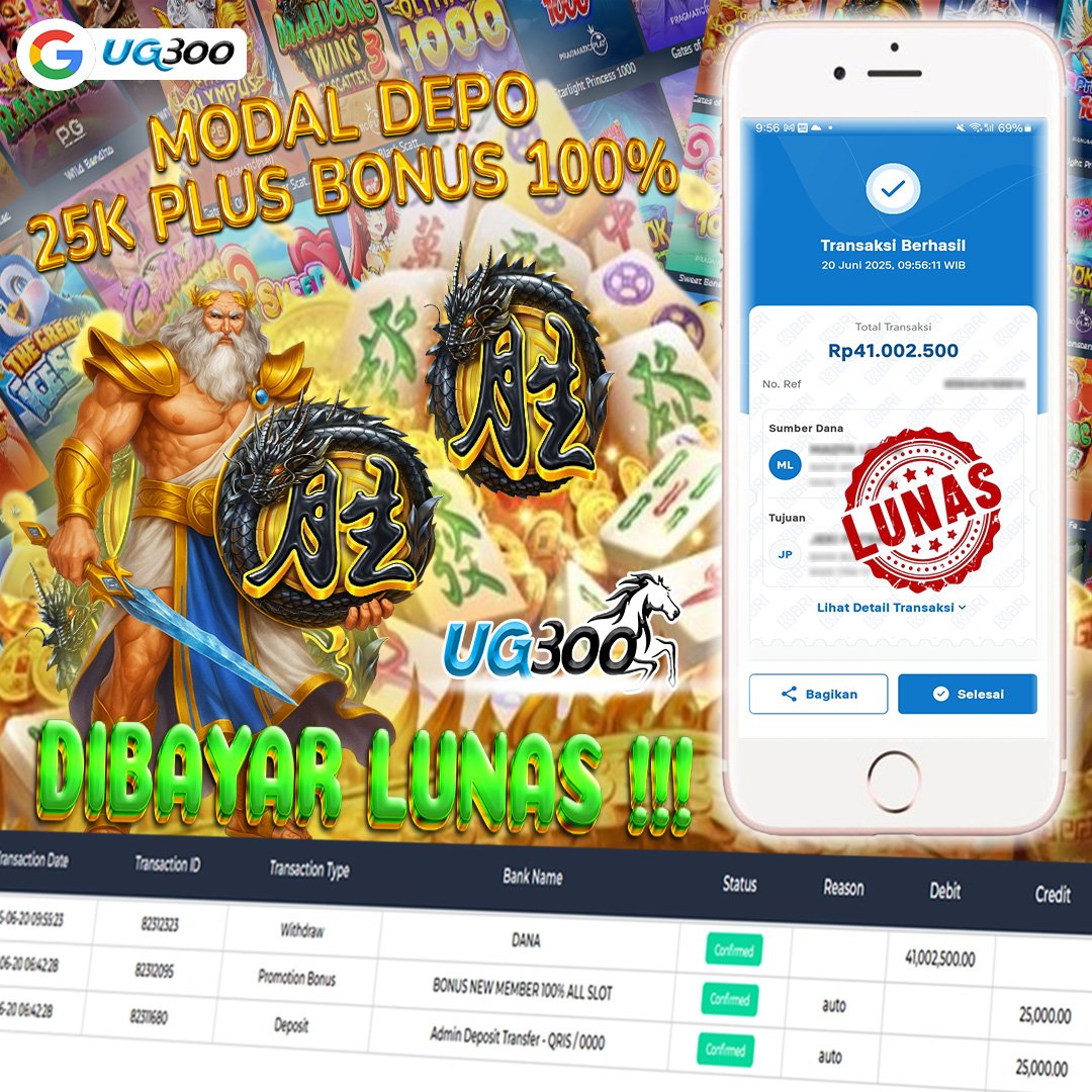 UG300 MAHJONG WINS BLACK SACATTER Rp.41,000,000- DI BAYAR TUNTAS